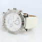 Tiffany and Co Watch. SS and Ceramic Tiffany Atlas Chrono Ladies Watch.