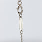 Tiffany Co Diamond Solitaire Necklace. Platinum 0.15ct Diamond Pendant.