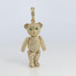 18k Teddy Bear Pendant. 18k YG Diamond Pave 3D Diamond Bear full body necklace