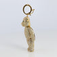 18k Teddy Bear Pendant. 18k YG Diamond Pave 3D Diamond Bear full body necklace