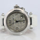 Vintage Cartier PASHA C Automatic 2324. Rare Silver Checkered Dial.