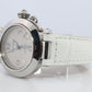 Vintage Cartier PASHA C Automatic 2324. Rare Silver Checkered Dial.