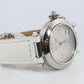 Vintage Cartier PASHA C Automatic 2324. Rare Silver Checkered Dial.