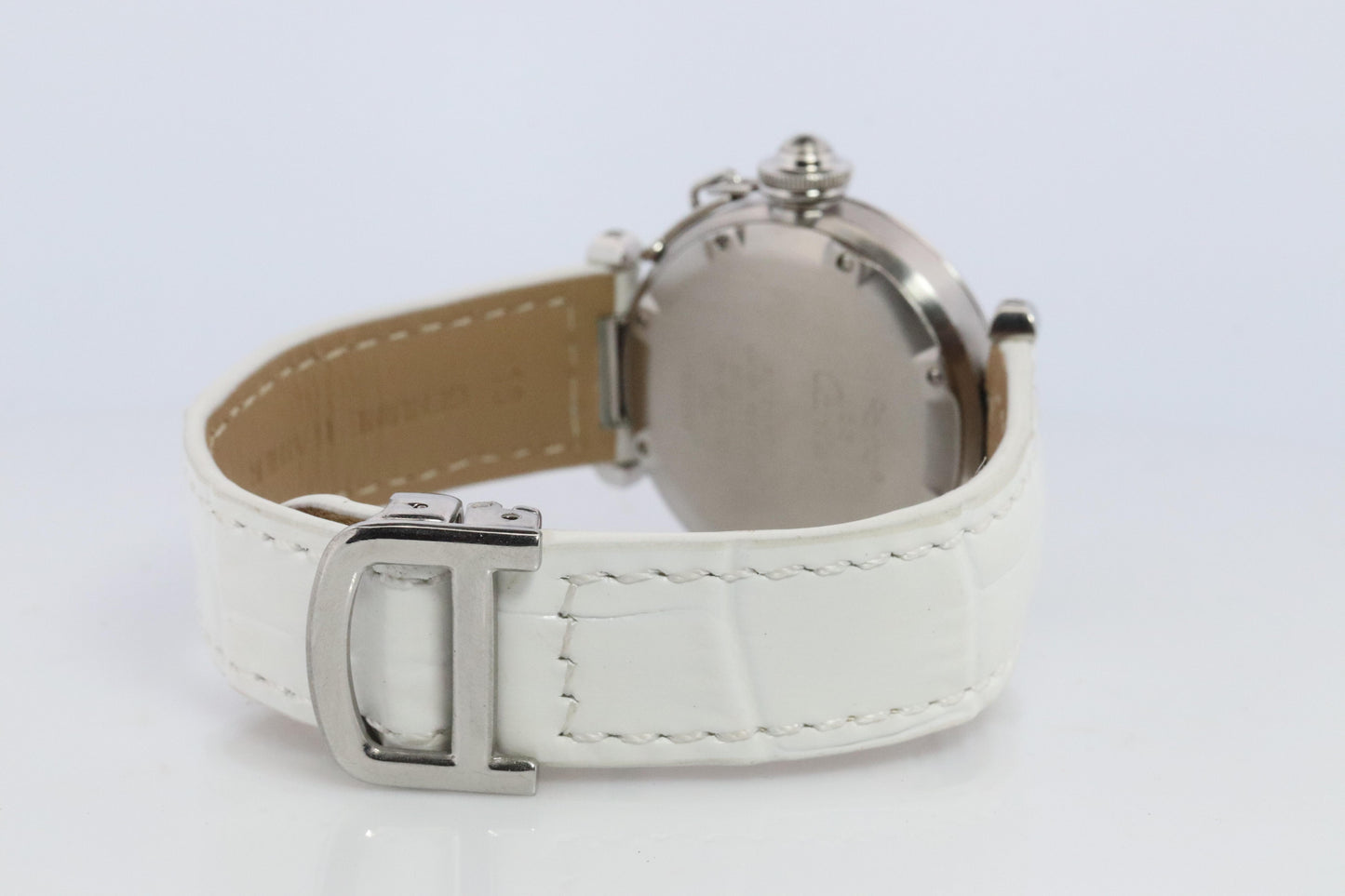 Vintage Cartier PASHA C Automatic 2324. Rare Silver Checkered Dial.