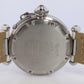 Vintage Cartier PASHA C Automatic 2324. Rare Silver Checkered Dial.