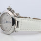 Vintage Cartier PASHA C Automatic 2324. Rare Silver Checkered Dial.