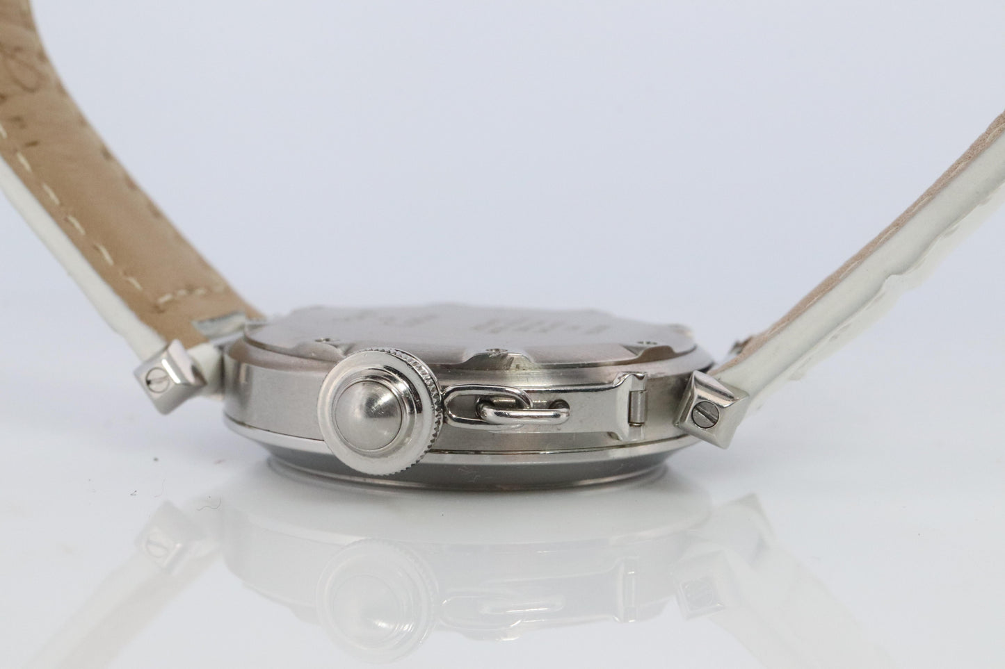 Vintage Cartier PASHA C Automatic 2324. Rare Silver Checkered Dial.