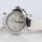 Vintage Cartier PASHA C Automatic 2324. Rare Silver Checkered Dial.