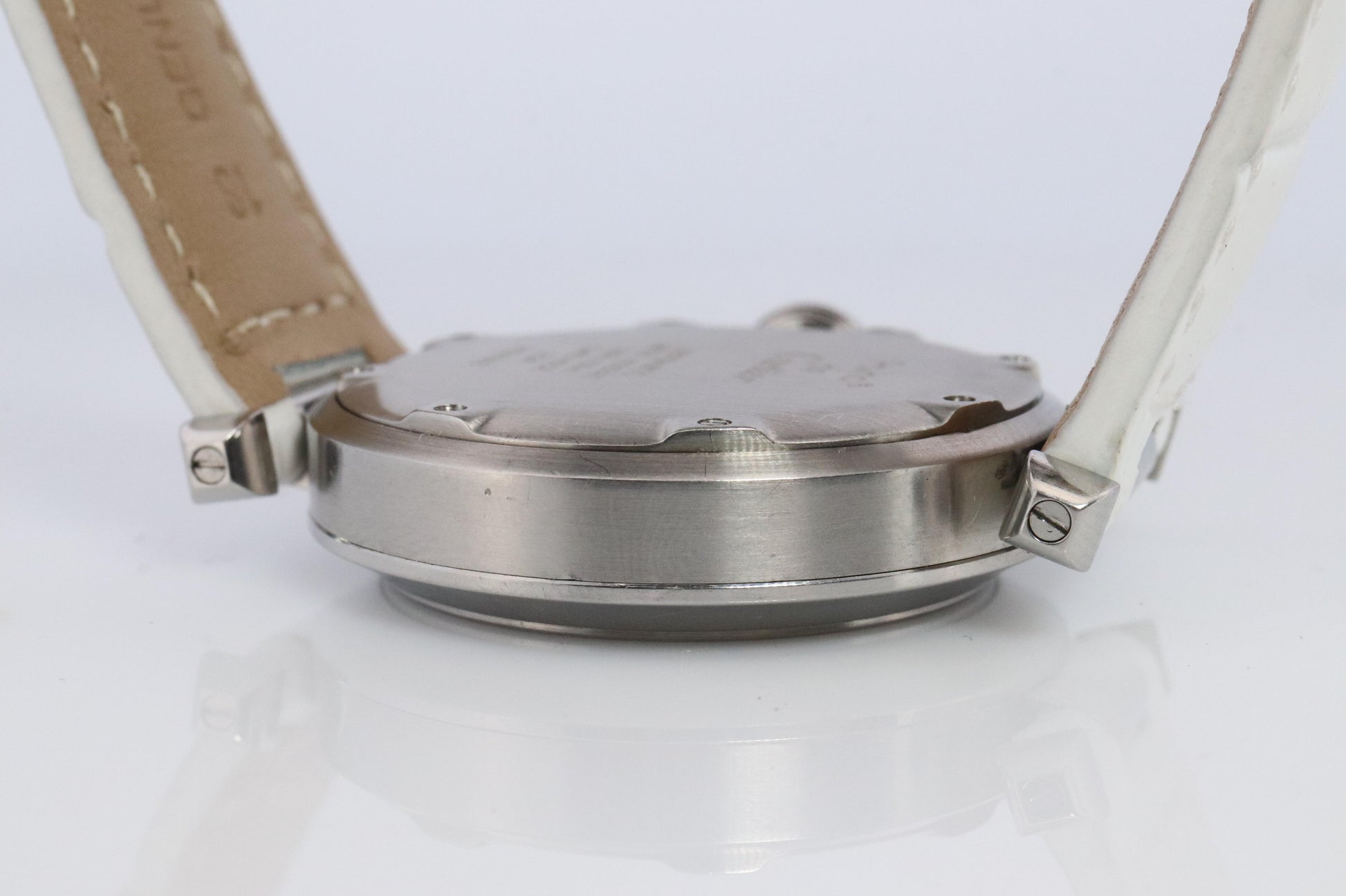 Vintage Cartier PASHA C Automatic 2324. Rare Silver Checkered Dial.