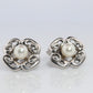 Mikimoto Cufflinks Sterling Silver 925 Genuine Mikimoto Pearl Cufflinks