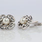 Mikimoto Cufflinks Sterling Silver 925 Genuine Mikimoto Pearl Cufflinks