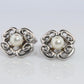 Mikimoto Cufflinks Sterling Silver 925 Genuine Mikimoto Pearl Cufflinks