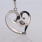 Mikimoto Pendant Sterling Silver. Mikimoto Pearl Heart Pendant Necklace.