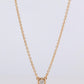Vintage Tiffany Co Necklace Elsa Peretti Diamond by the Yard 0.10ct Solitaire 1P