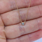 Vintage Tiffany Co Necklace Elsa Peretti Diamond by the Yard 0.10ct Solitaire 1P
