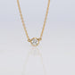 Vintage Tiffany Co Necklace Elsa Peretti Diamond by the Yard 0.23ct Solitaire 1P