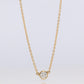 Vintage Tiffany Co Necklace Elsa Peretti Diamond by the Yard 0.23ct Solitaire 1P