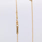 Vintage Tiffany Co Necklace Elsa Peretti Diamond by the Yard 0.23ct Solitaire 1P