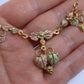 Black Hills Gold Pendant Necklace. 10k 12k Black Hills Station Vine Leaf Cluster