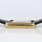 Vintage Must de Cartier Tank Black Dial Watch Vermeil ARGENT Small Manual Tank