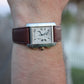 Vintage Cartier Tank Francaise Chronoflex Watch. Cartier 2303 Stainless Steel