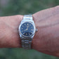 ROLEX Watch. Rolex ref. 6646 Rare Black Waffle Dial 1950s Mens Rolex watch.