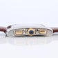 Vintage Cartier Tank Francaise Chronoflex Watch. Cartier 2303 Stainless Steel