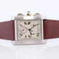 Vintage Cartier Tank Francaise Chronoflex Watch. Cartier 2303 Stainless Steel