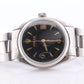 ROLEX Watch. Rolex ref. 6646 Rare Black Waffle Dial 1950s Mens Rolex watch.