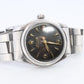 ROLEX Watch. Rolex ref. 6646 Rare Black Waffle Dial 1950s Mens Rolex watch.