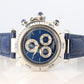 Vintage Cartier PASHA 1352 Chronograph. Rare Blue Dial.