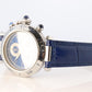 Vintage Cartier PASHA 1352 Chronograph. Rare Blue Dial.