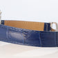 Vintage Cartier PASHA 1352 Chronograph. Rare Blue Dial.