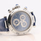 Vintage Cartier PASHA 1352 Chronograph. Rare Blue Dial.