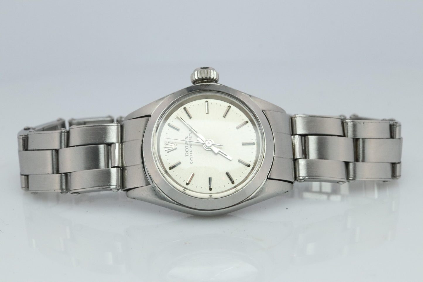 Genuine Rolex 6618 Watch. Ladies ROLEX Oyster Perpetual Automatic Wristwatch.