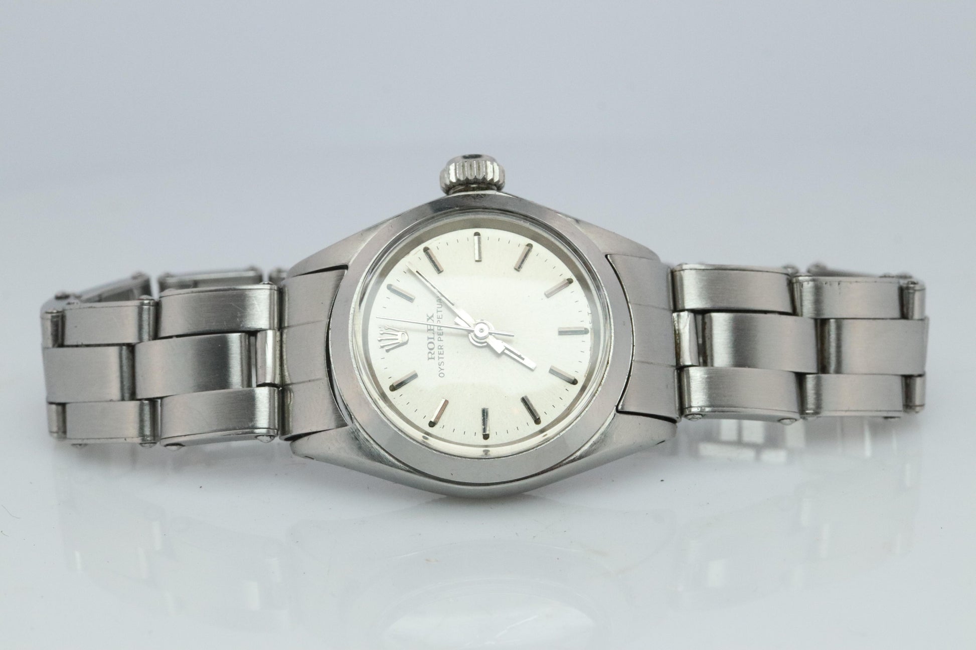 Genuine Rolex 6618 Watch. Ladies ROLEX Oyster Perpetual Automatic Wristwatch.