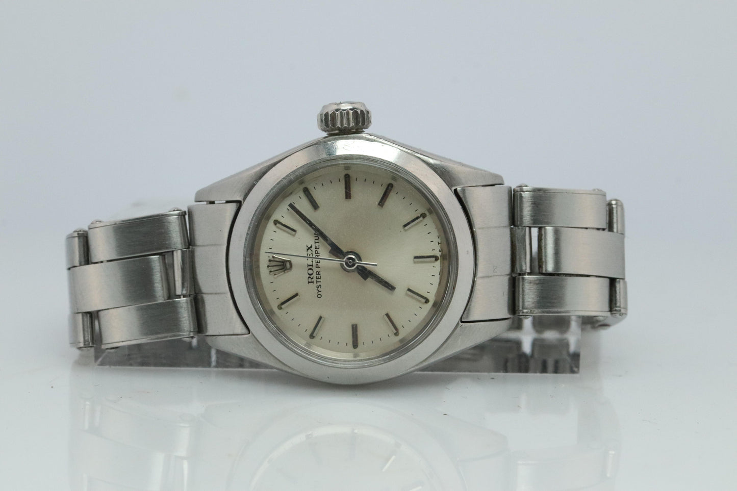 Genuine Rolex 6618 Watch. Ladies ROLEX Oyster Perpetual Automatic Wristwatch.