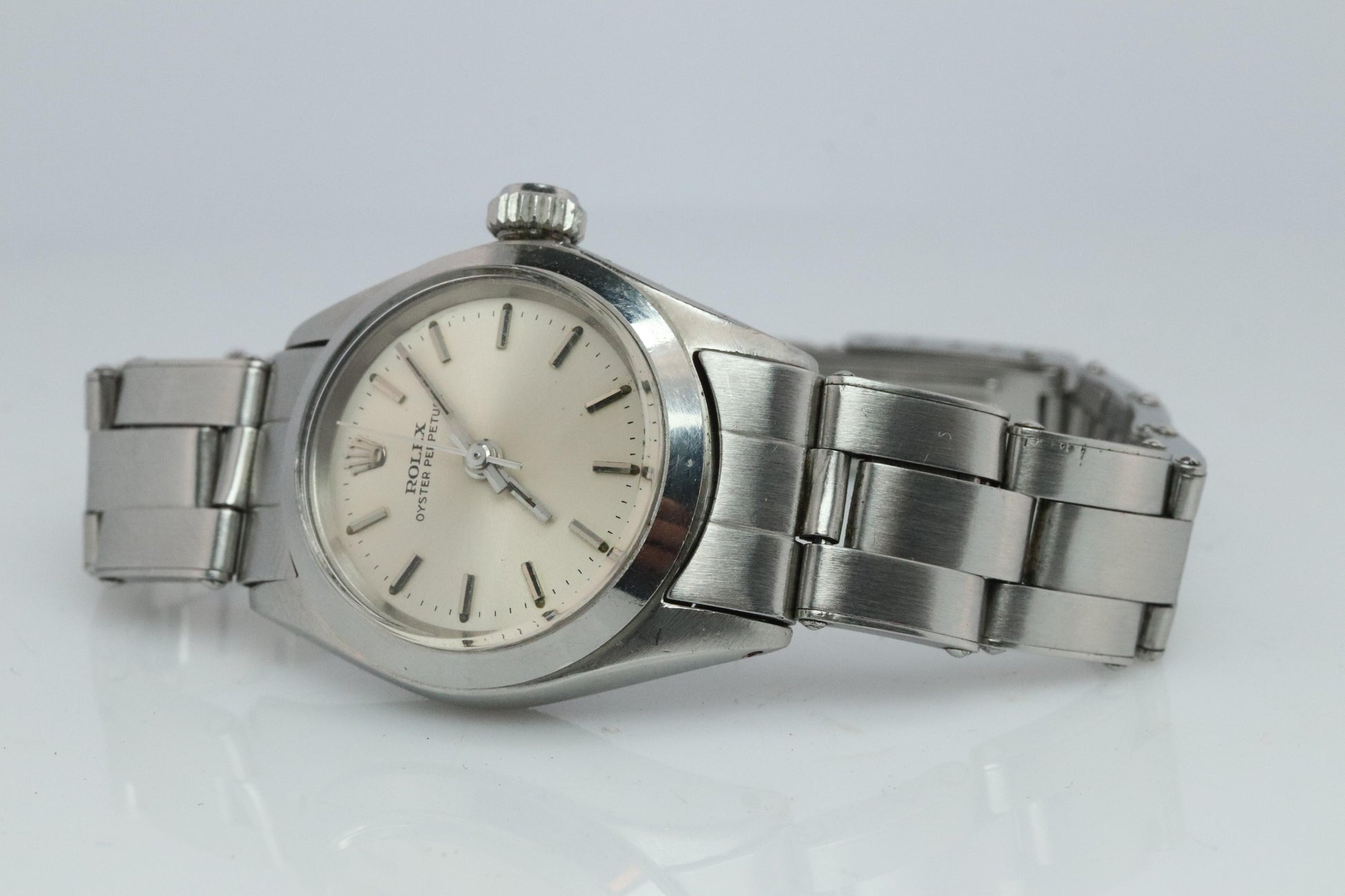 Genuine Rolex 6618 Watch. Ladies ROLEX Oyster Perpetual Automatic Wristwatch.