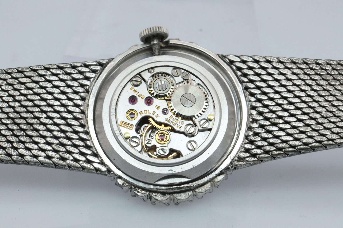 Genuine Diamond Rolex Watch. Ladies 18k Rolex 2191 Manual Watch.