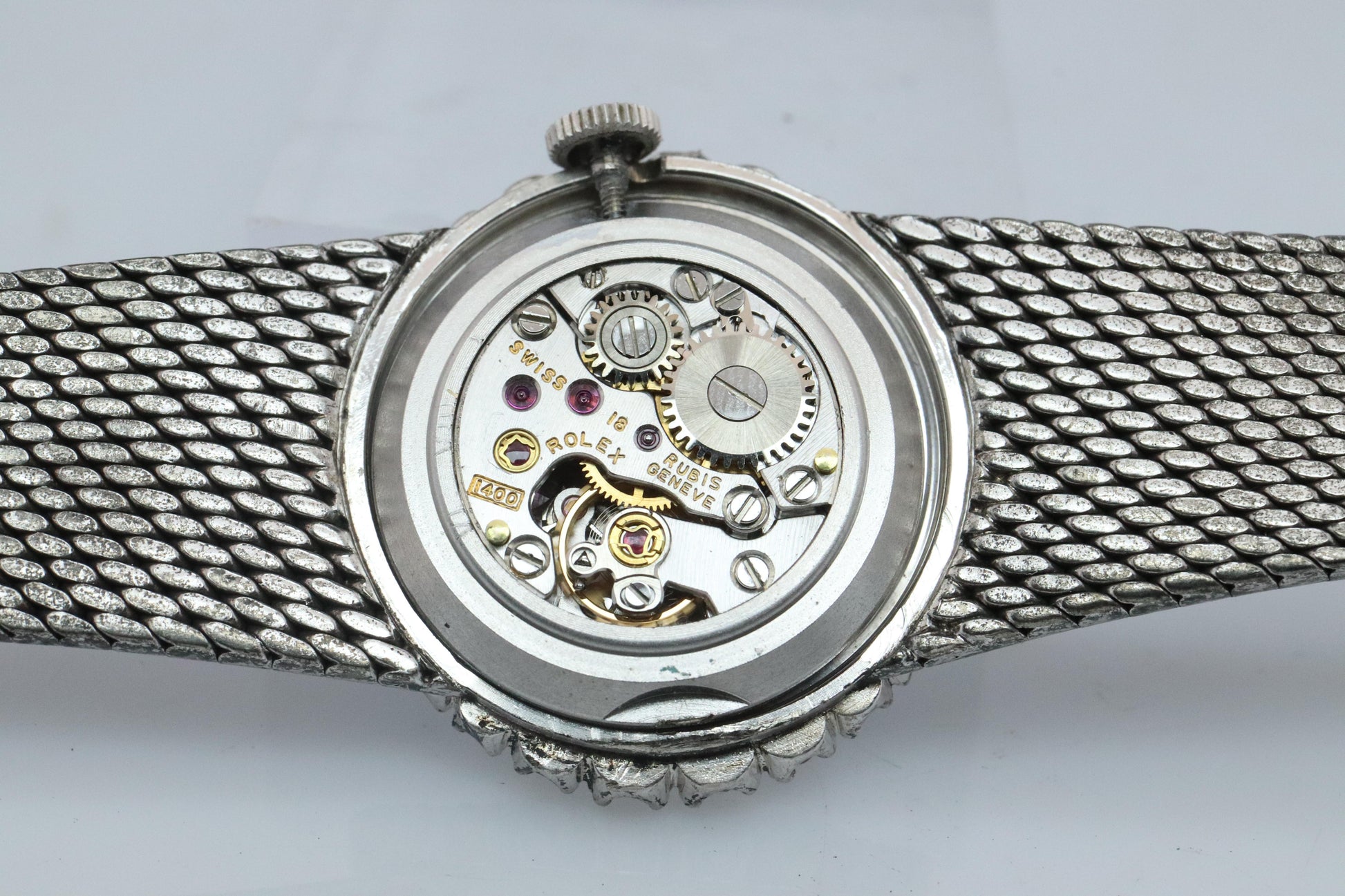 Genuine Diamond Rolex Watch. Ladies 18k Rolex 2191 Manual Watch.