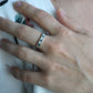 Genuine Alexandrite Ring. Diamond Alexandrite Eternity band 900 Platinum setting round Natural ALEXANDRITE ring with diamond accents.