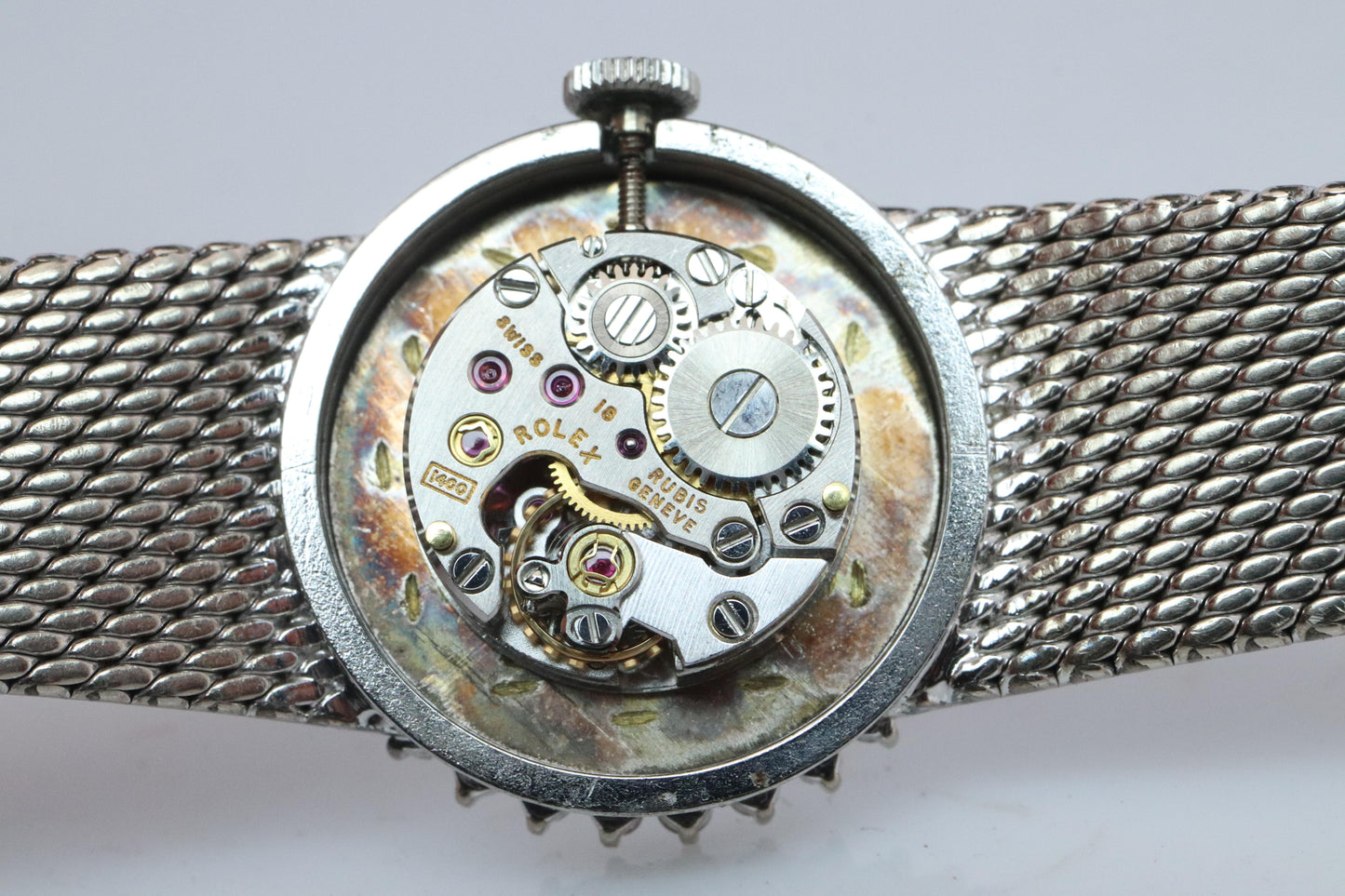 Genuine Rolex Watch. Diamond Bezel Ladies ROLEX 2649 Precision.