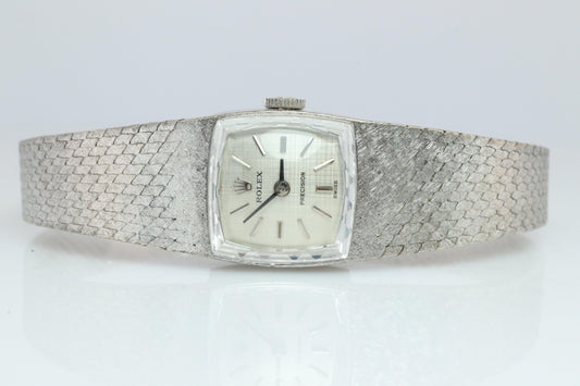 Genuine 18k Rolex Watch. ROLEX Precision 2628 Mechanical Windup. Ladies Rolex