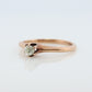 JR Wood and Sons 14k Gold Prong Set Diamond Ring Sz 5. Jr Wood band. Wood & son diamond rind. Victorian Claw Diamond.