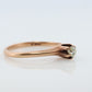 JR Wood and Sons 14k Gold Prong Set Diamond Ring Sz 5. Jr Wood band. Wood & son diamond rind. Victorian Claw Diamond.