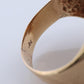 14k Gold Signet Ring with a 22k 1945 Dos Pesos Mexican Coin Bezel set.