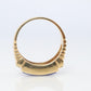 14k Gold Lapis Lazuli ring. Unique Lapis and diamond Signet or Pinky ring.