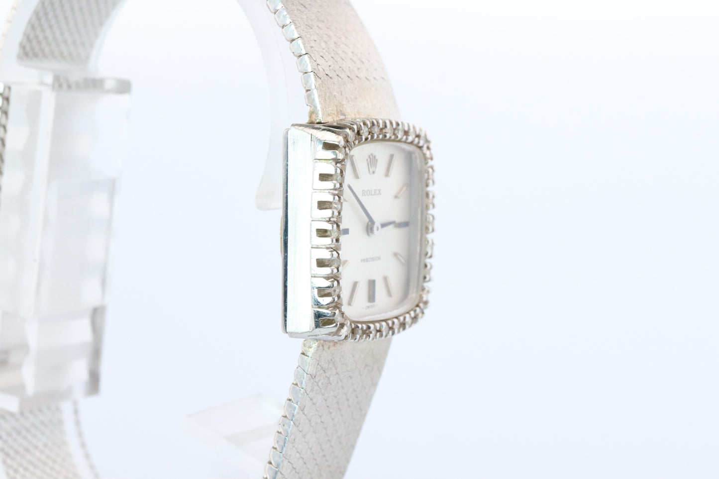 Genuine Rolex Watch. Diamond Bezel 1971 Ladies Manual ROLEX 2611 Precision