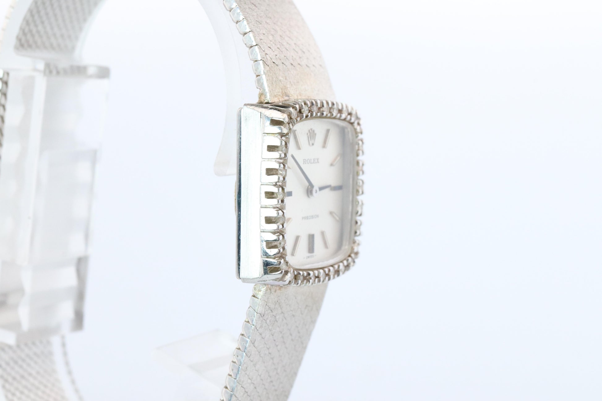 Genuine Rolex Watch. Diamond Bezel 1971 Ladies Manual ROLEX 2611 Precision