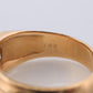 14k Oval Genuine Diamond Solitaire Ring. Ornate Oval Bezel Gypsy Set.